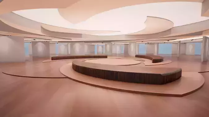 VR Art Gallery 21 Baked