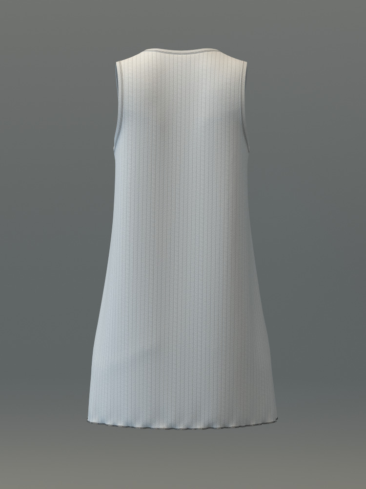 SL Ribbed Tunic and Flared Pants 3D model_23