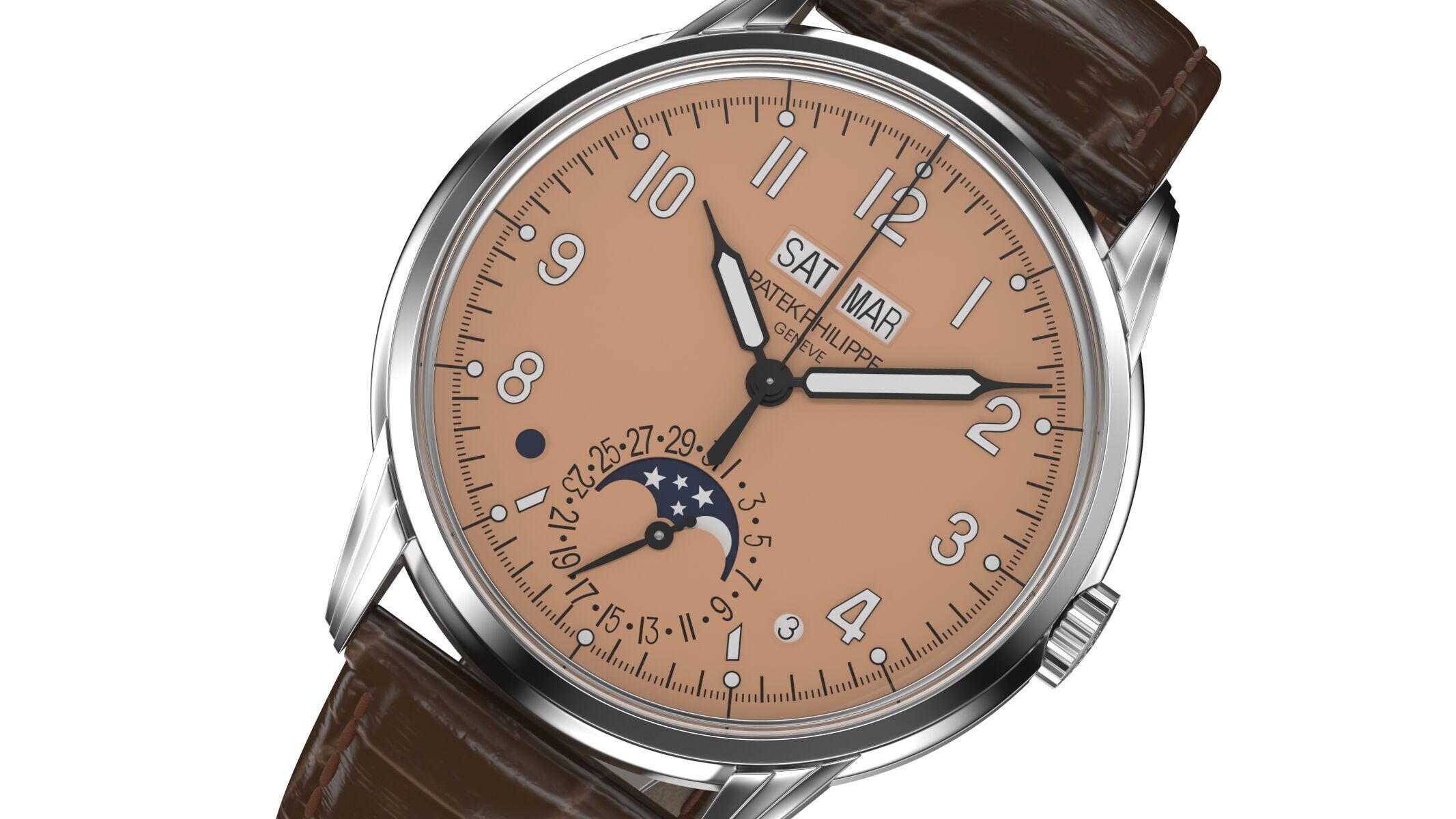 Patek Philippe 5320G-001 Grand Complications Watch 3D model_3