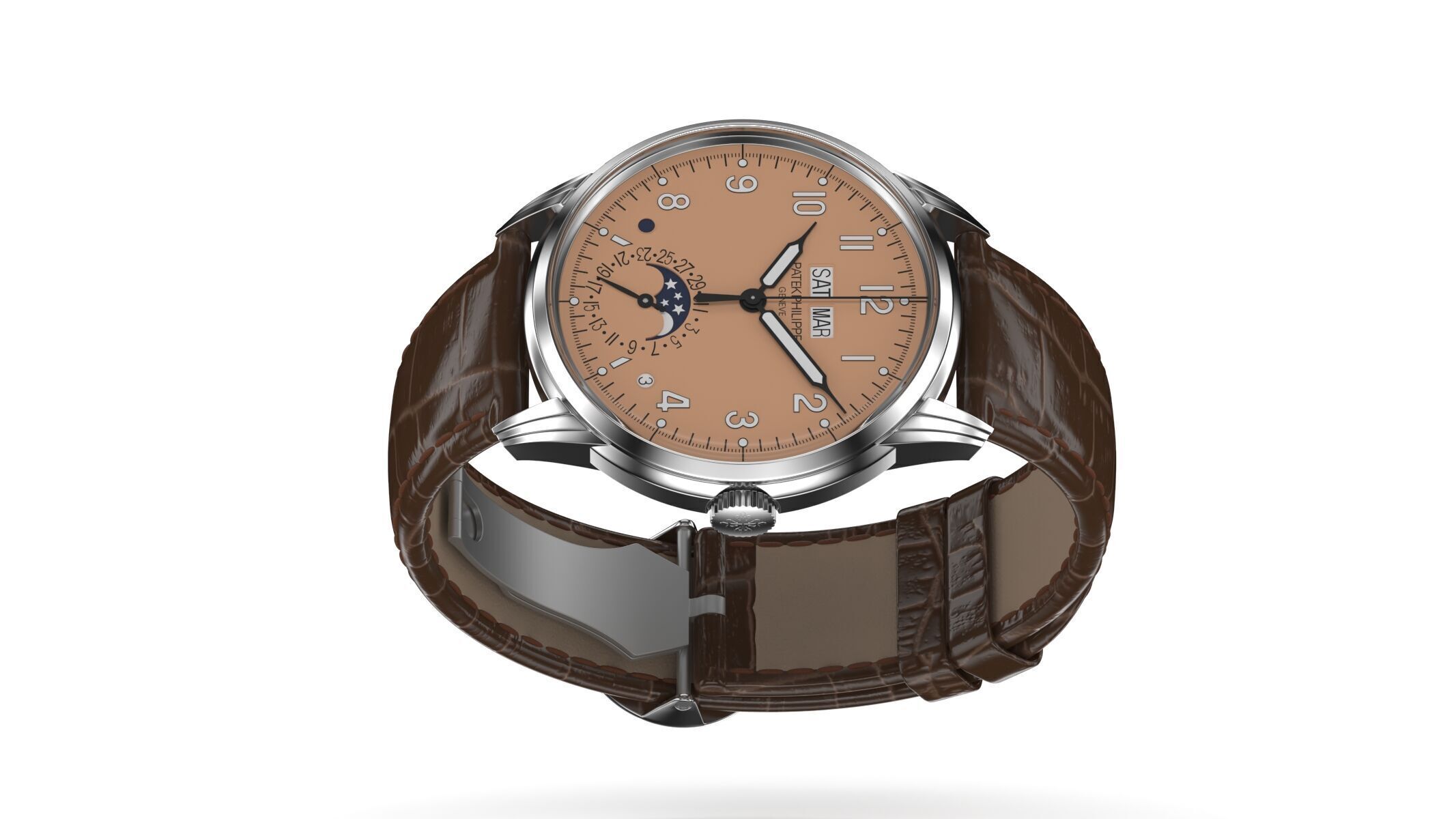 Patek Philippe 5320G-001 Grand Complications Watch 3D model_7