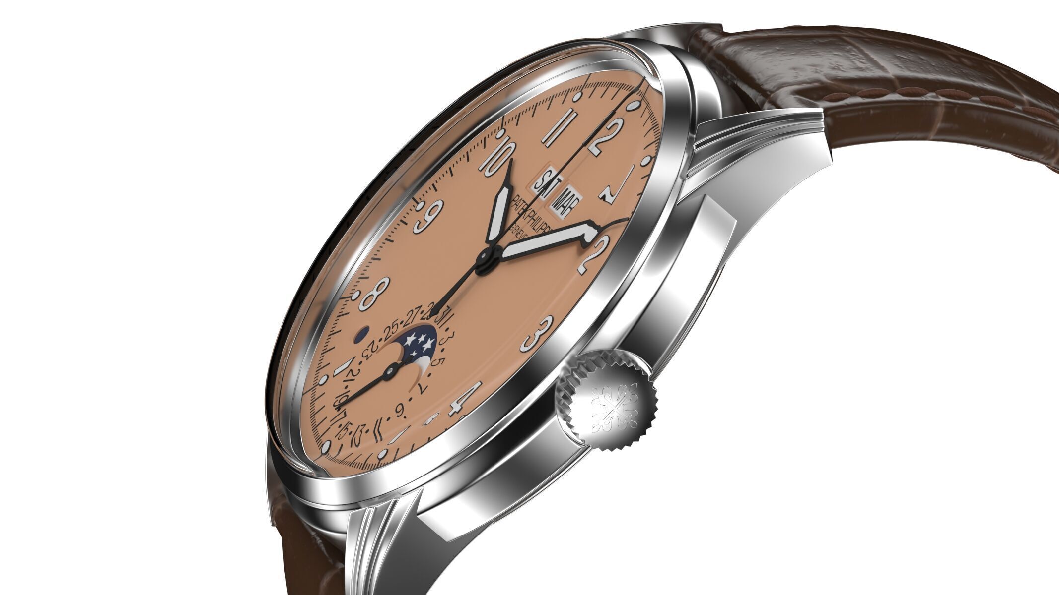 Patek Philippe 5320G-001 Grand Complications Watch 3D model_6