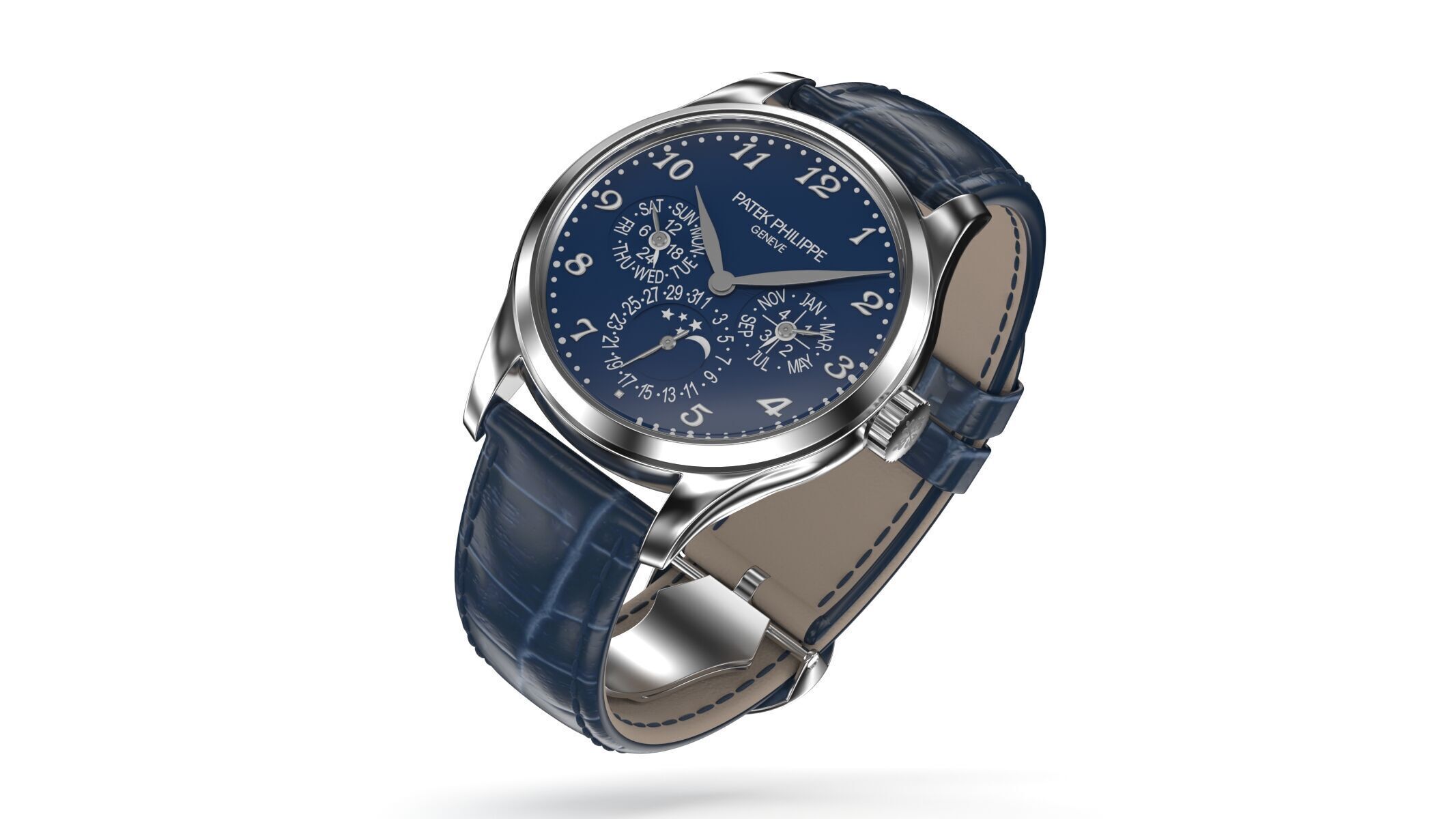 Patek Philippe 5327G Grand Complications Watch 3D model_1