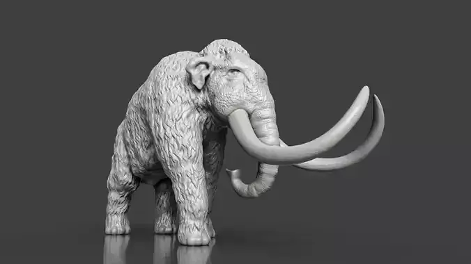 Animal Toy Vault Woolly Mammoth STL