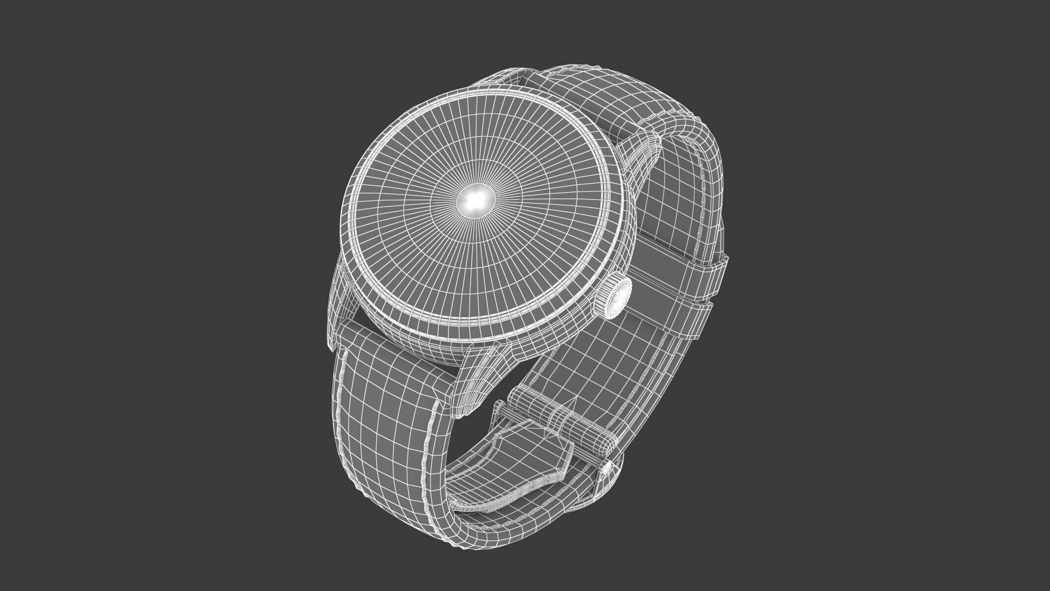 Patek Philippe Ref 5330G-001 Perpetual Calendar White Gold Watch 3D model_11