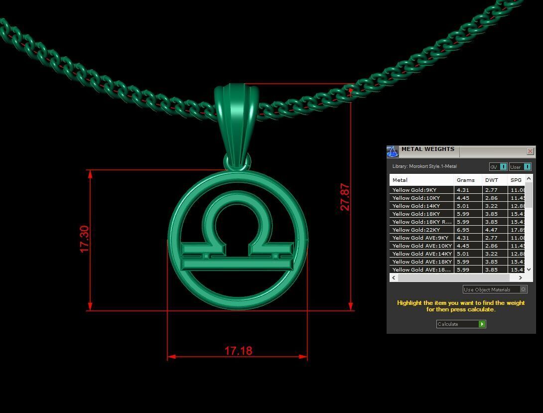 12 Zodiac Pendant Version 2 Bulk Album For Sell 3dm STL 3D print model_18