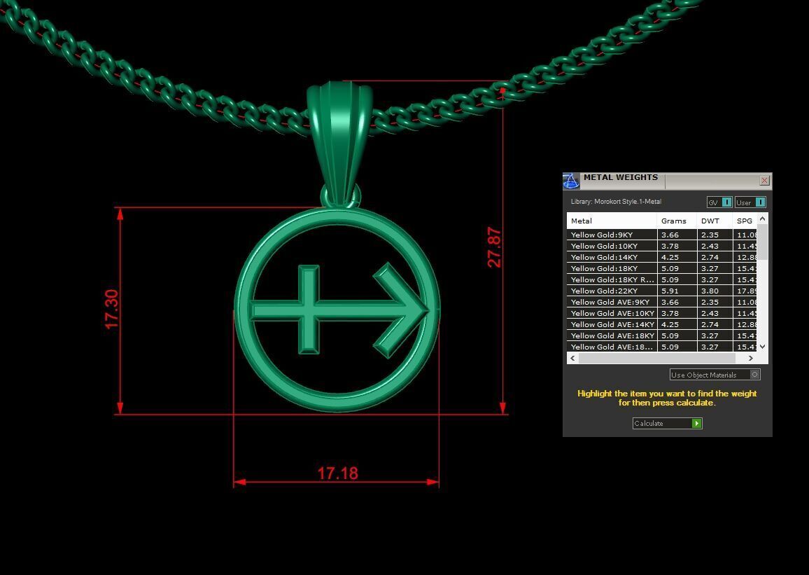 12 Zodiac Pendant Version 2 Bulk Album For Sell 3dm STL 3D print model_24