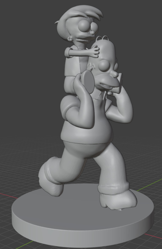 simpsons meme pack 3D print model_10