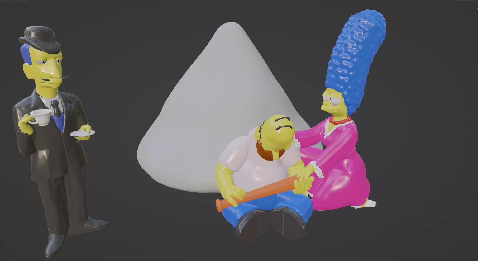 simpsons meme pack 3D print model_0