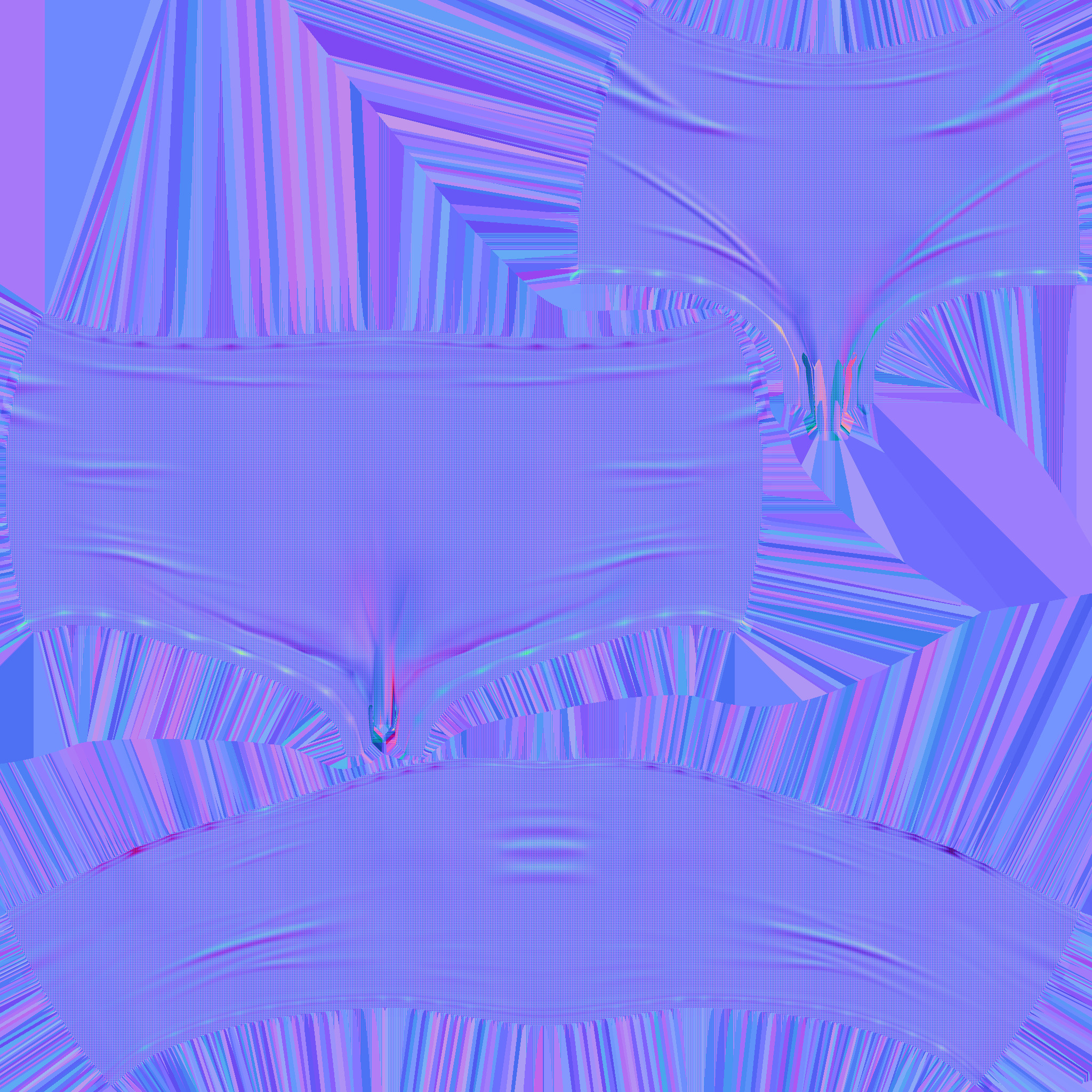 Girl Character Low-poly 3D model_25