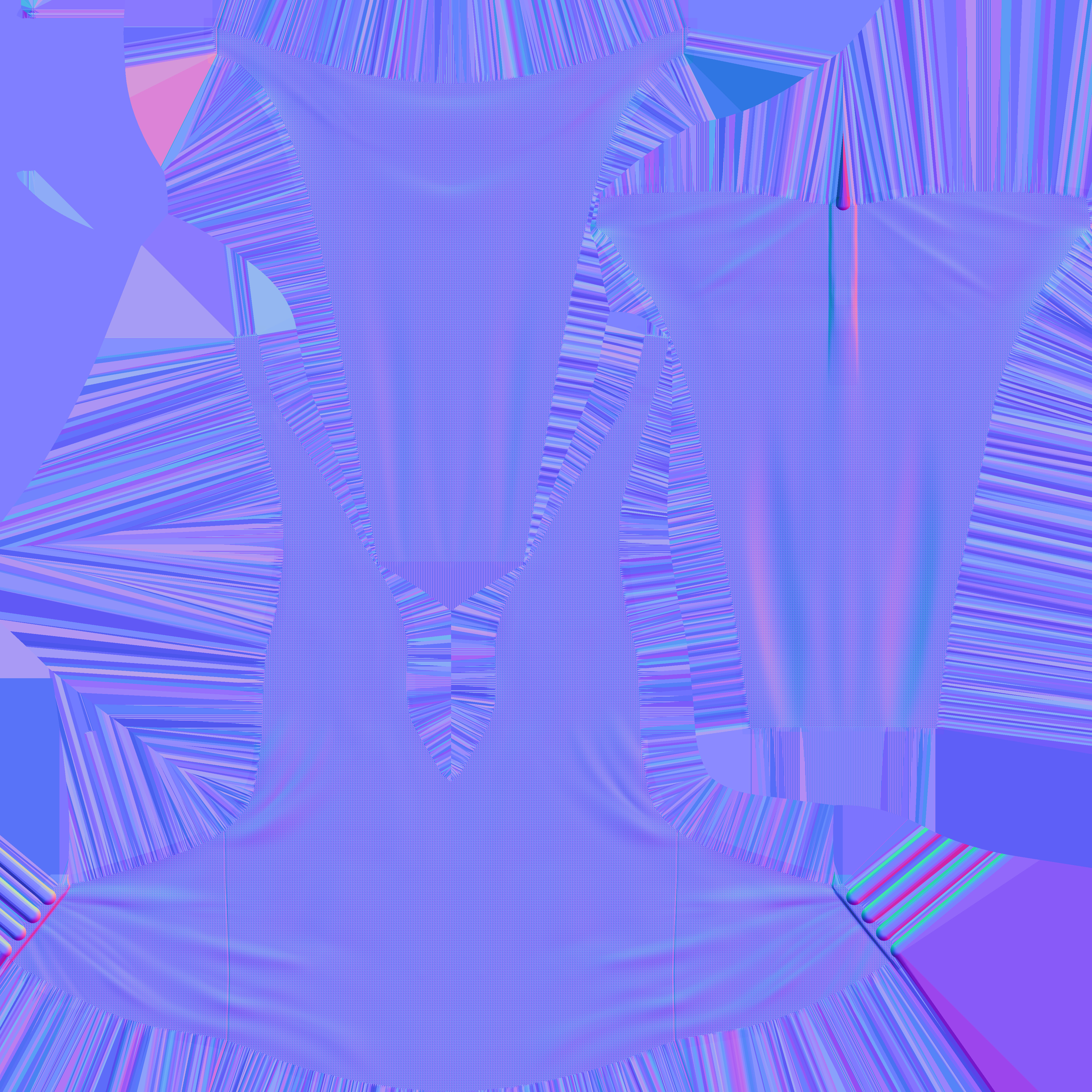 Girl Character Low-poly 3D model_29