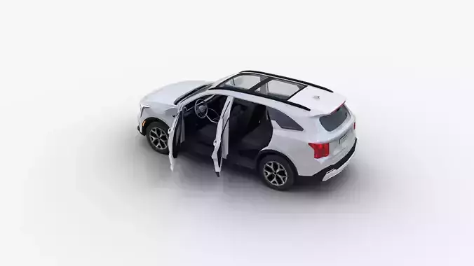 Kia Sorento 2024 Low-poly 3D model