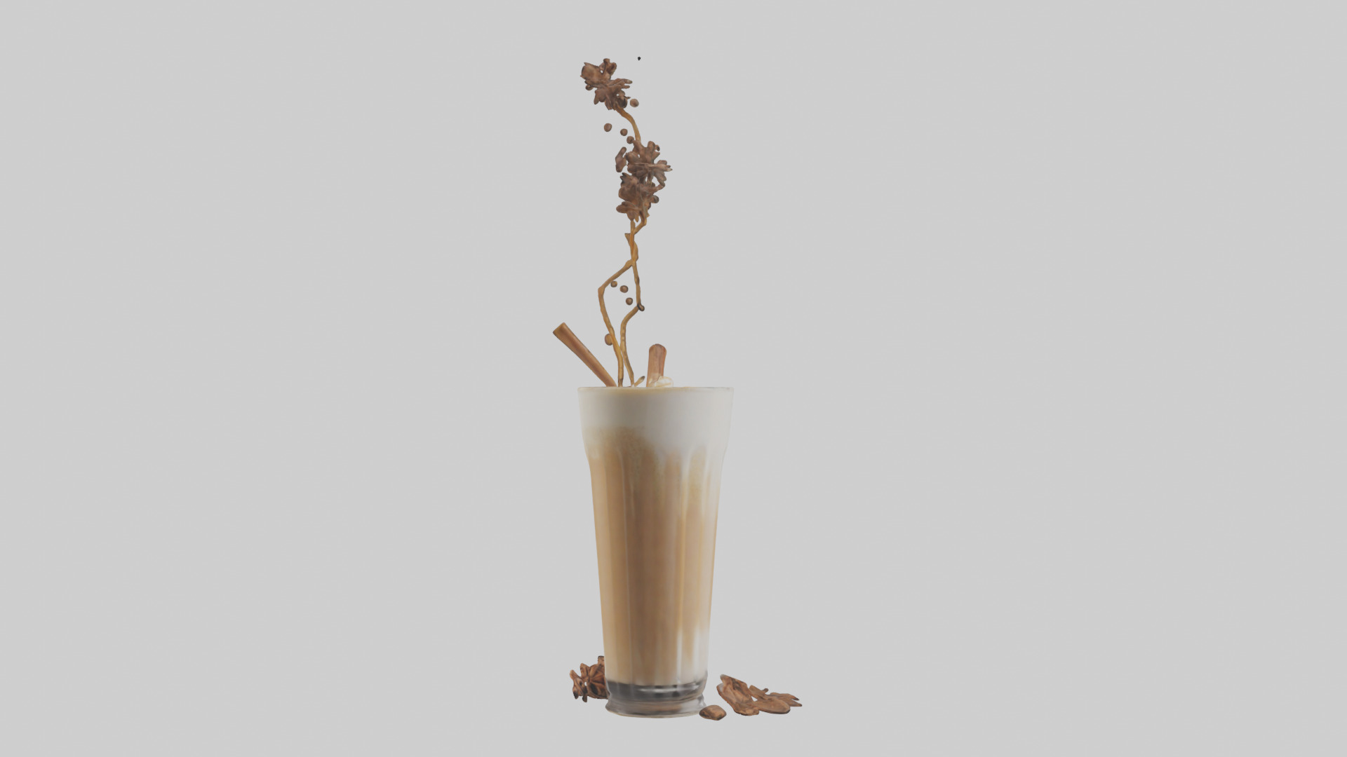 chai tea latte model 2 3D model_2