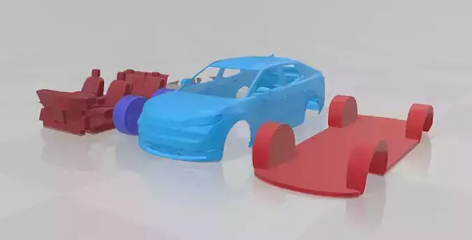 Capri 2025 - Separate Parts STL Model