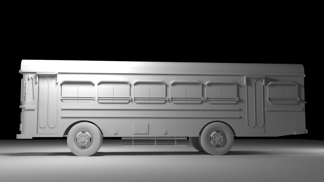 lanka ashok leyland bus 3D model_2