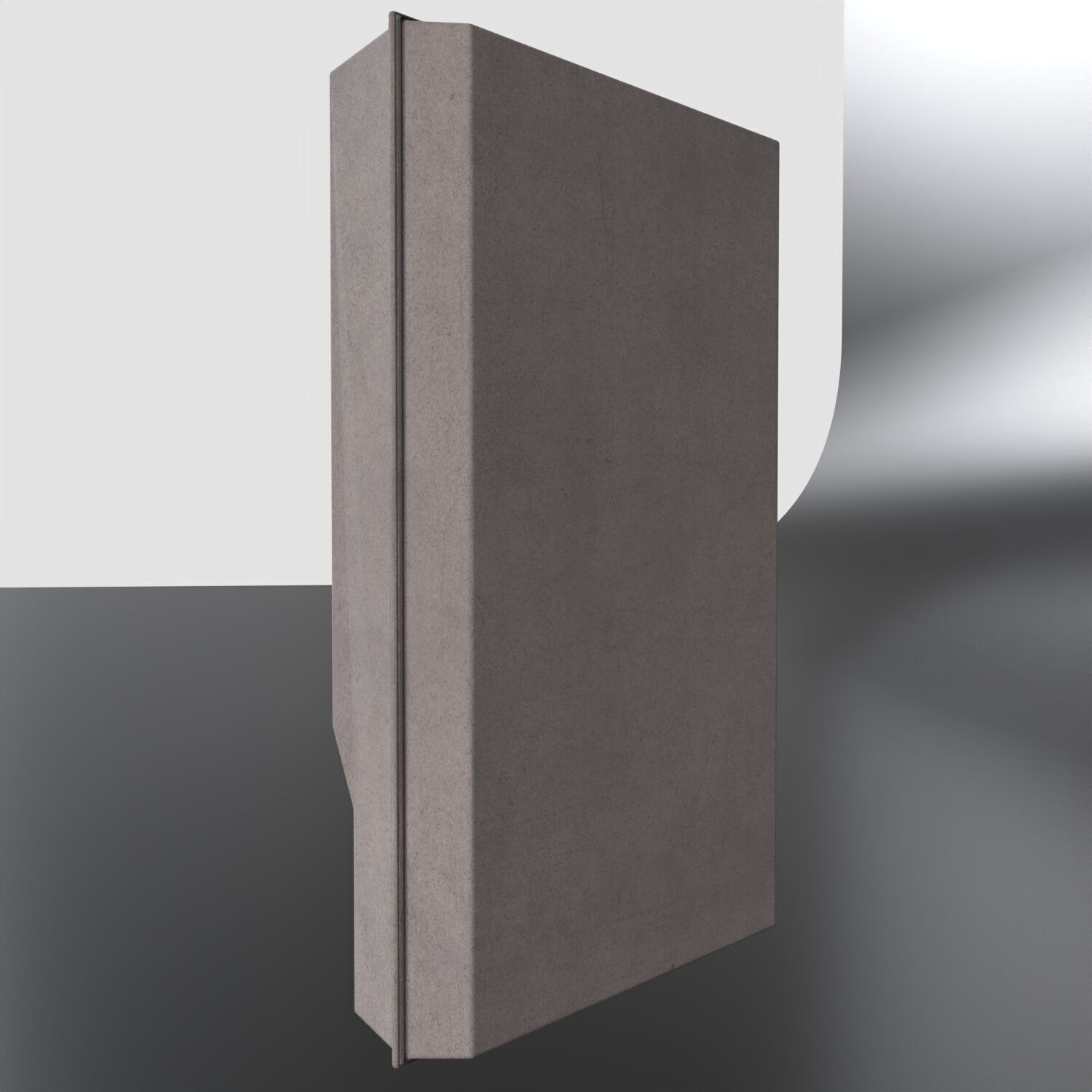 Wall-Mounted Electrical Box Realistic Utility Box 3D Model 3D model_1