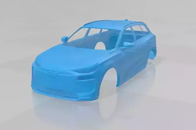 Audi Q6L e-tron - Body Car STL Model