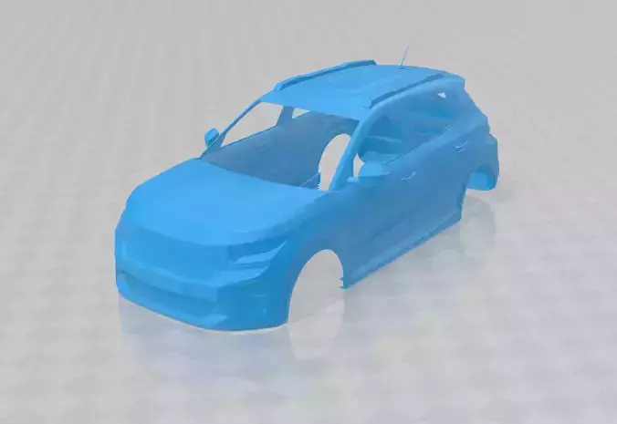 Citroen e-C3 2024 - Body Car STL Model 3D print model