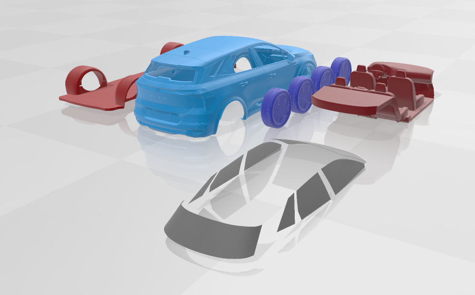 Renault Symbioz - Separate Parts STL Model 3D print model_5