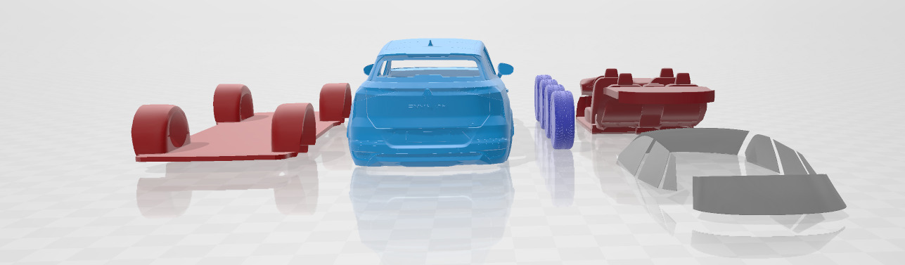 Renault Symbioz - Separate Parts STL Model 3D print model_4