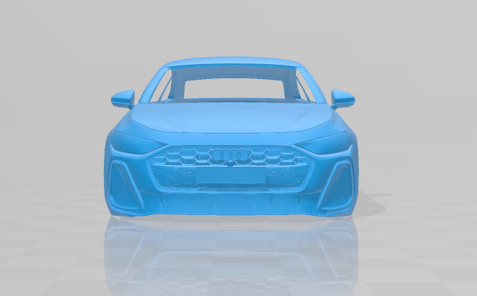 Audi A5 2025 - Body Car STL Model 3D print model_8