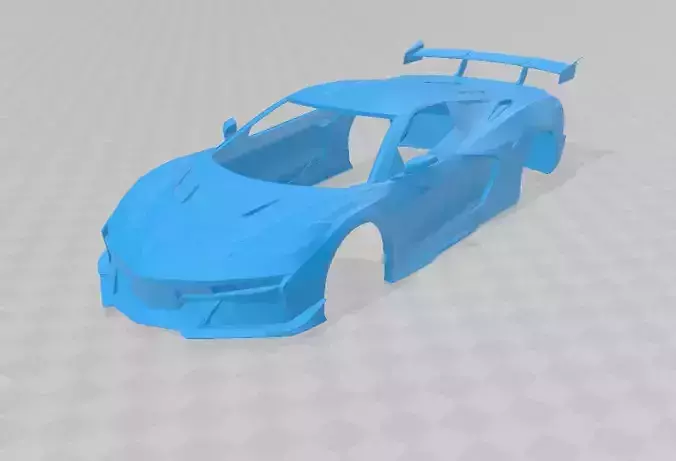Chevrolet Corvette ZR1 2025 - Body Car STL Model 3D print model