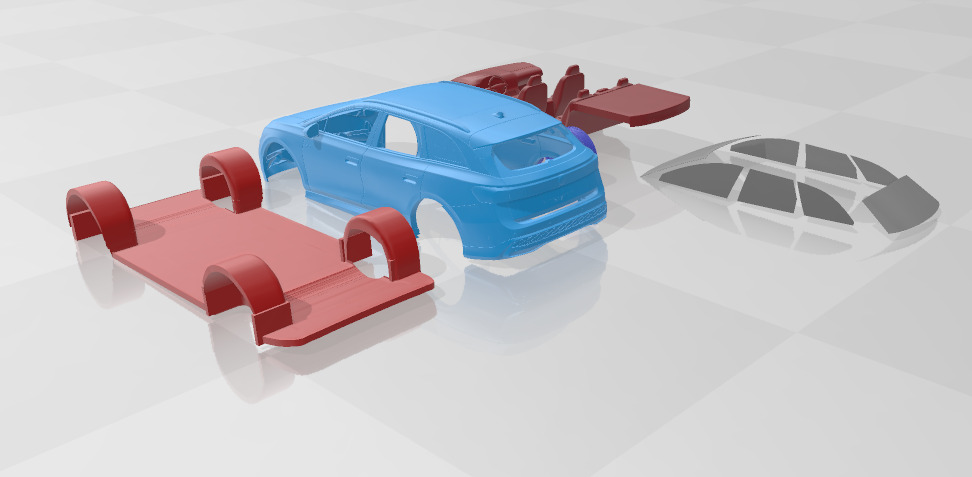 Volkswagen ID 7 GTX Tourer - Separate Parts STL 3D print model_3