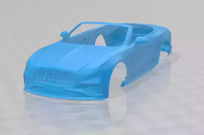 Bentley Continental GTC Speed 2025 - Body Car STL Model