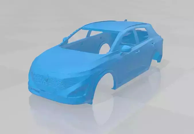 Nissan Qashqai 2025 - Body Car STL Model