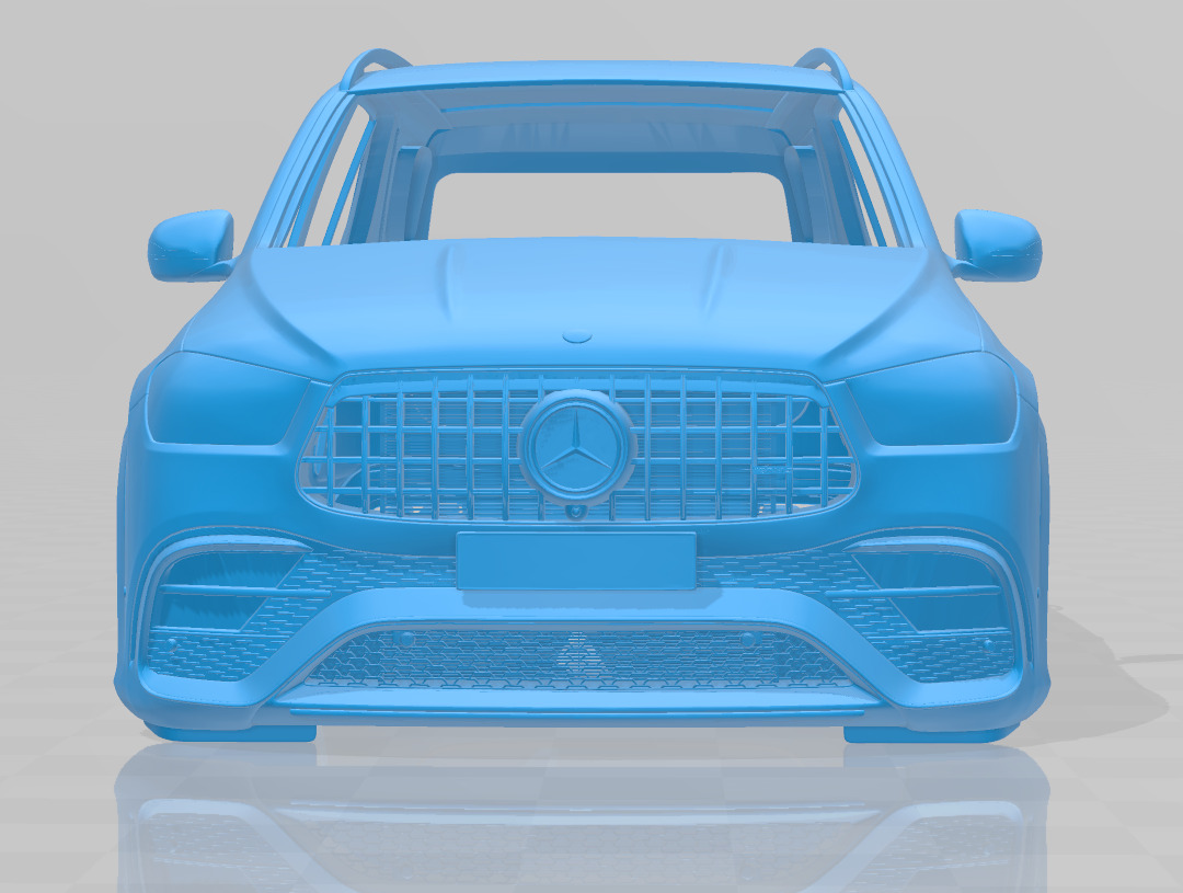 Mercedes Benz GLE63S AMG 2024 - Body Car STL Model 3D print model_8