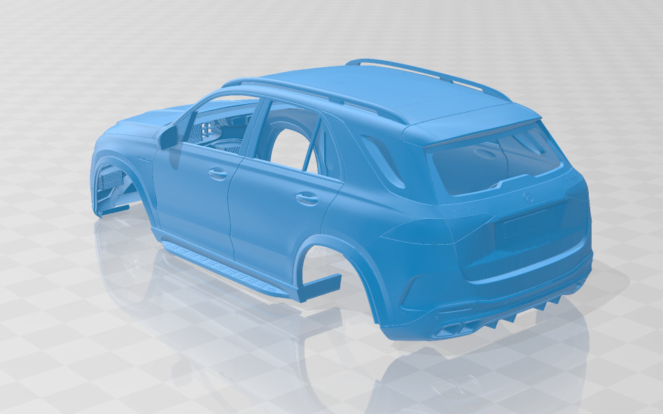 Mercedes Benz GLE63S AMG 2024 - Body Car STL Model 3D print model_3