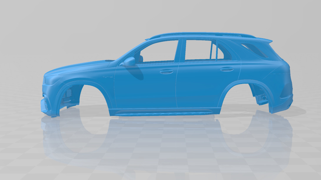 Mercedes Benz GLE63S AMG 2024 - Body Car STL Model 3D print model_2