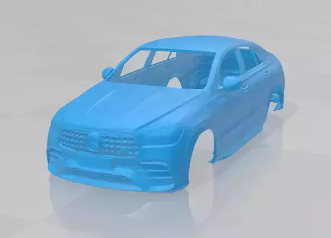Mercedes Benz GLE63S AMG Coupe 2024 - Body Car STL Model