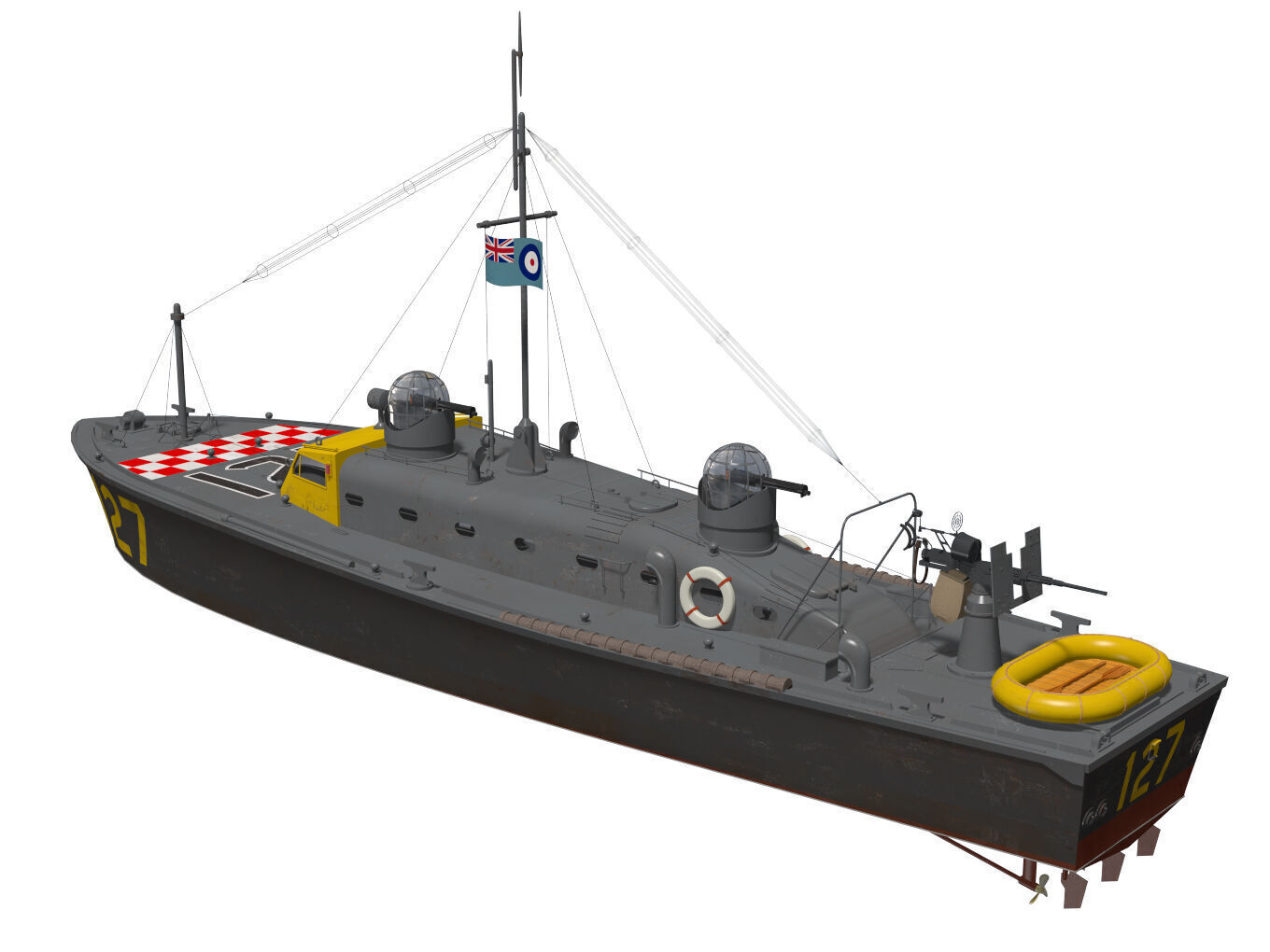 Type Two 63 ft HSL 3D model_2