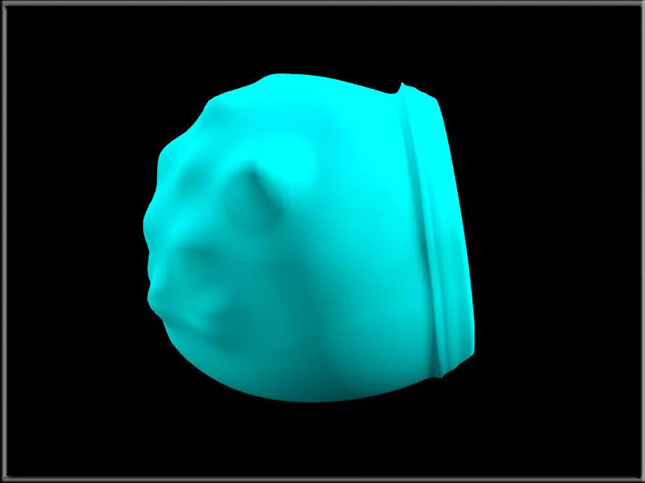 Bunny Tail 04 Low-poly 3D model_0