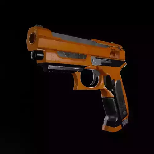 Sci-fi Pistol 3D Model
