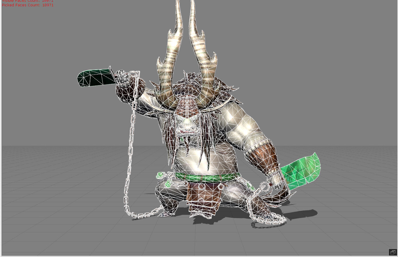 Thamuz General Kai Kungfu Panda Low-poly 3D model_4