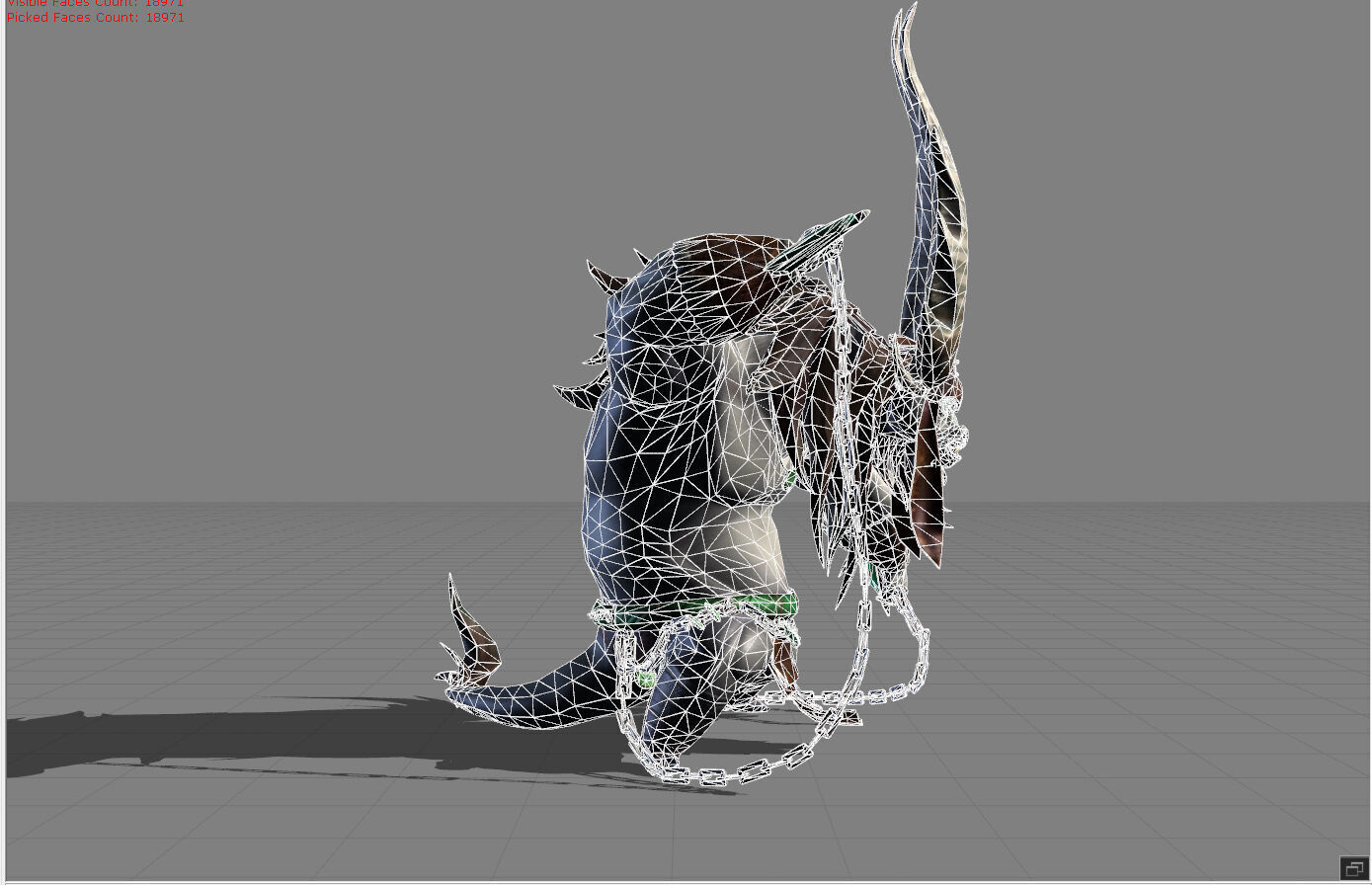 Thamuz General Kai Kungfu Panda Low-poly 3D model_5