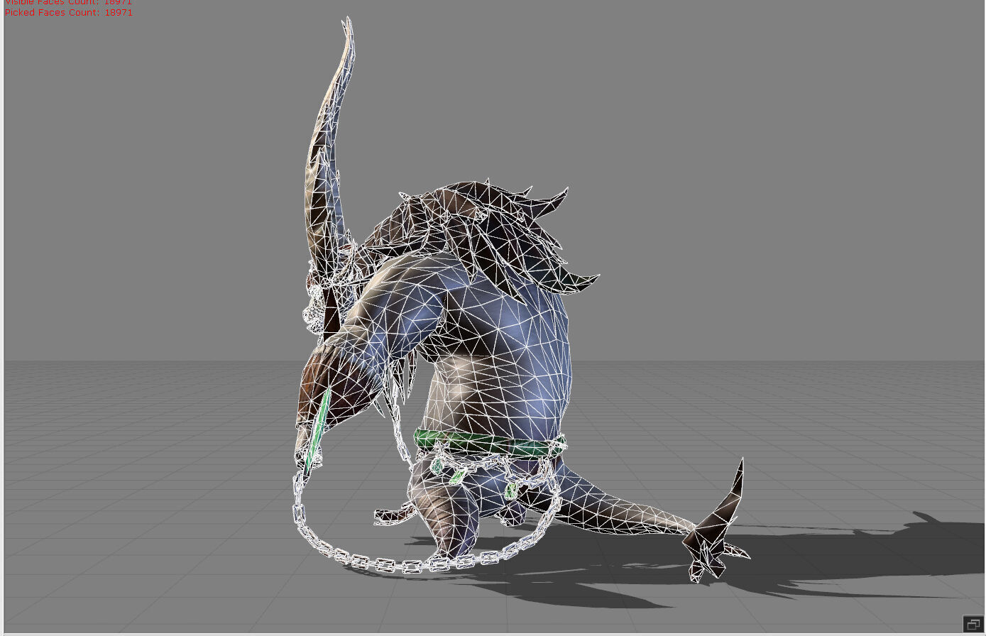 Thamuz General Kai Kungfu Panda Low-poly 3D model_6