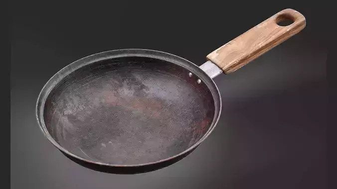 Texturing a Frying Pan in Substance Painter