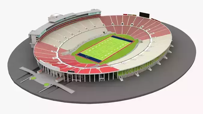 Rose Bowl Stadium California 3D model
