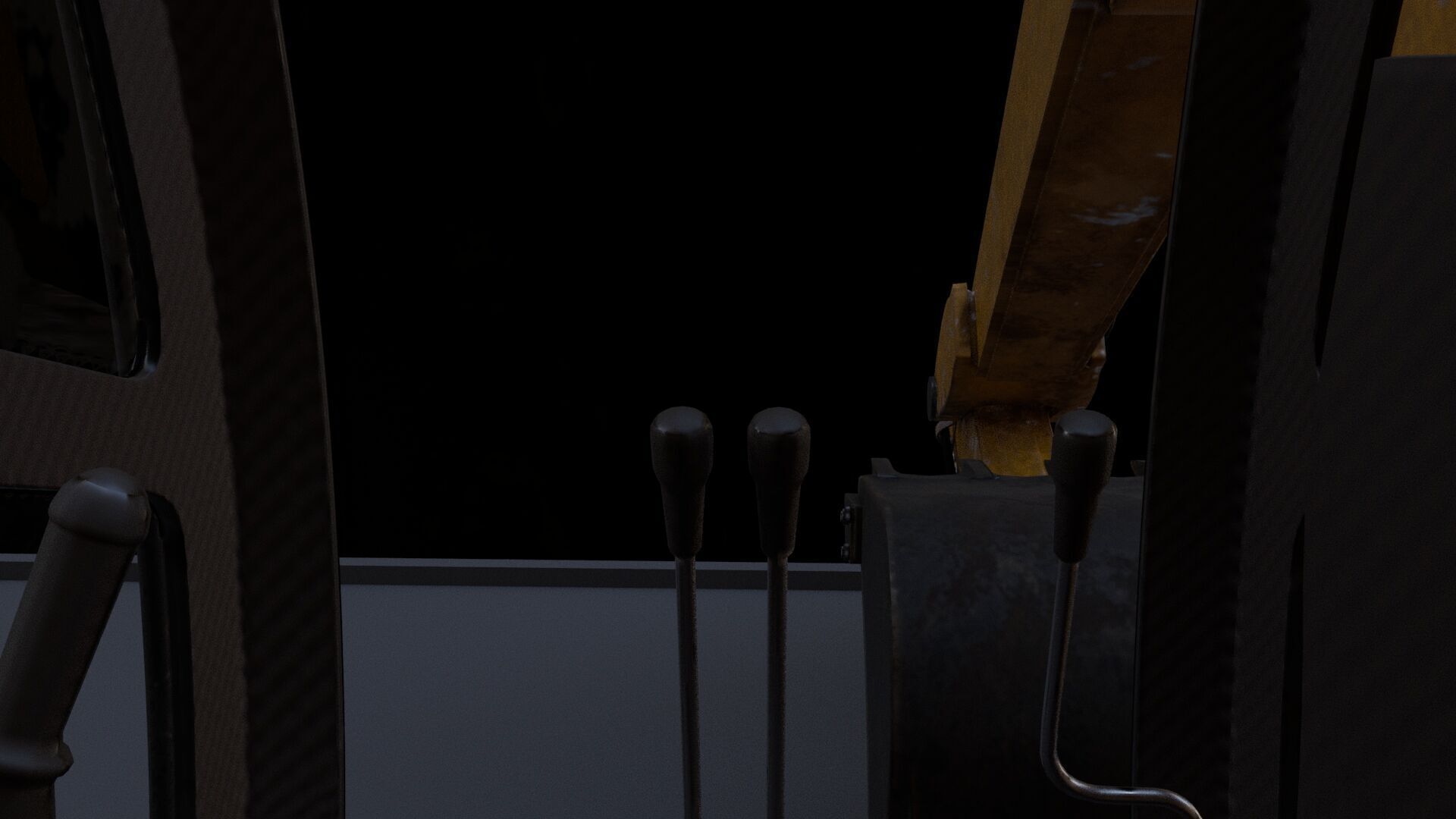 JCB excavator 3D model_4