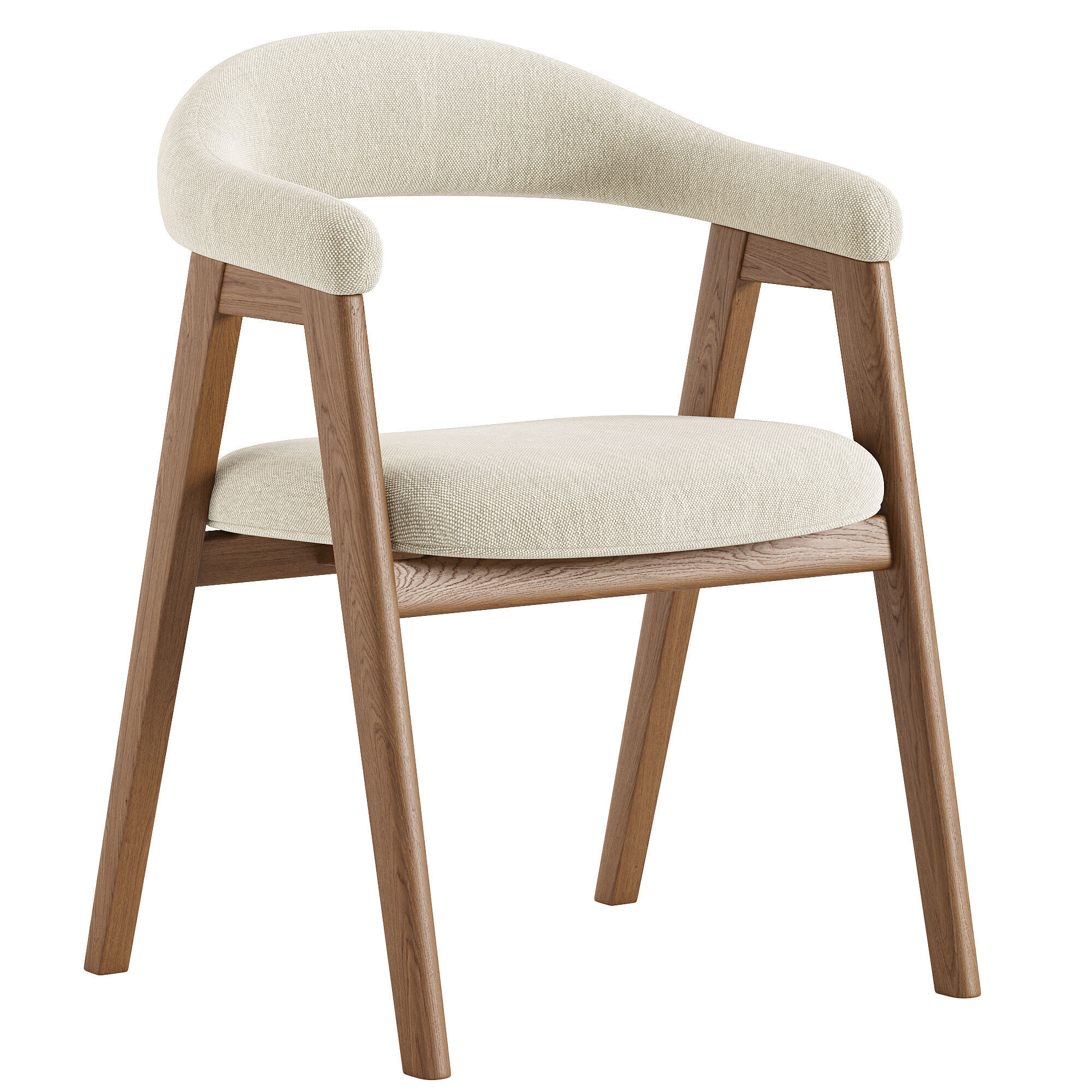 Nik Chair and Apollo Table 3D model_1