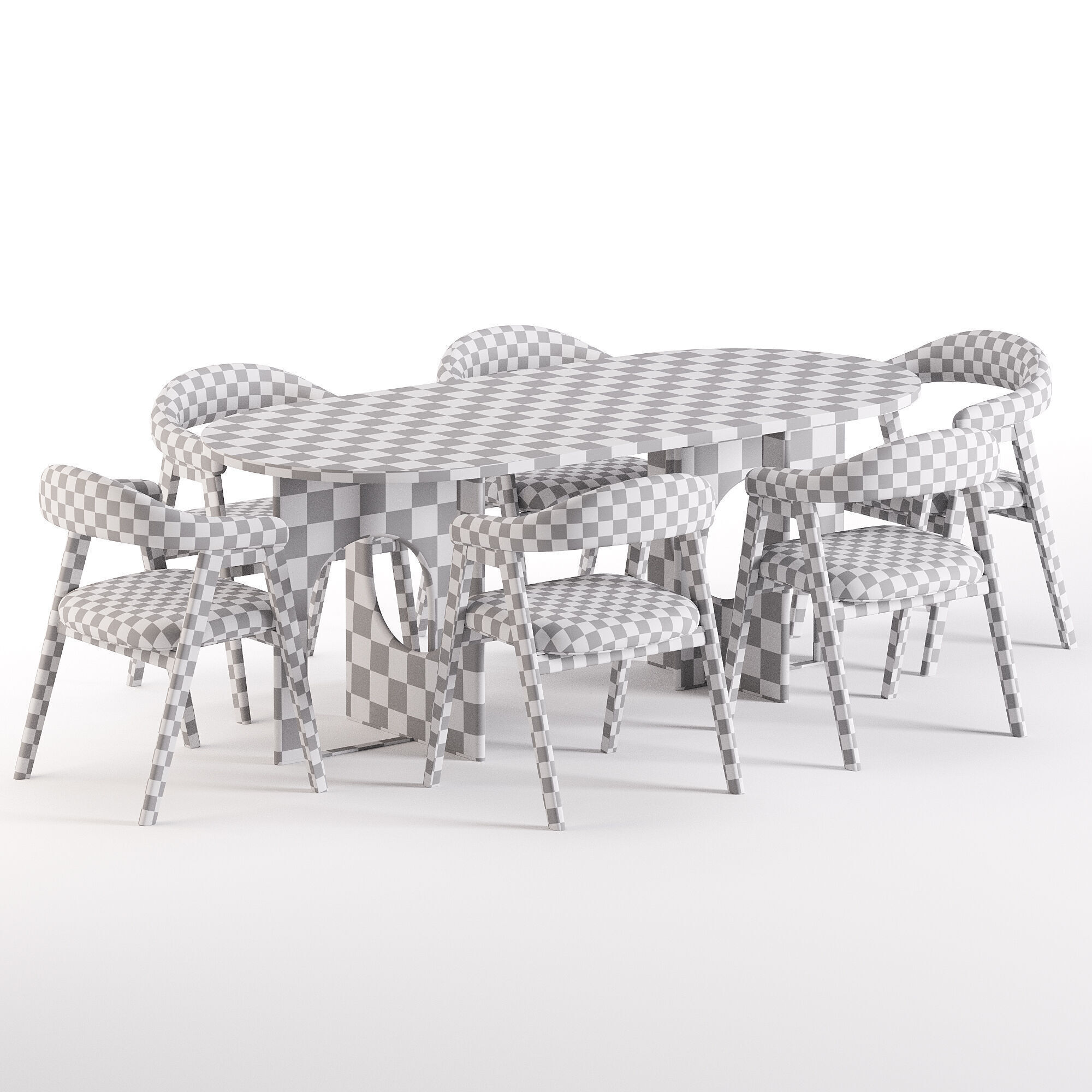 Nik Chair and Apollo Table 3D model_6