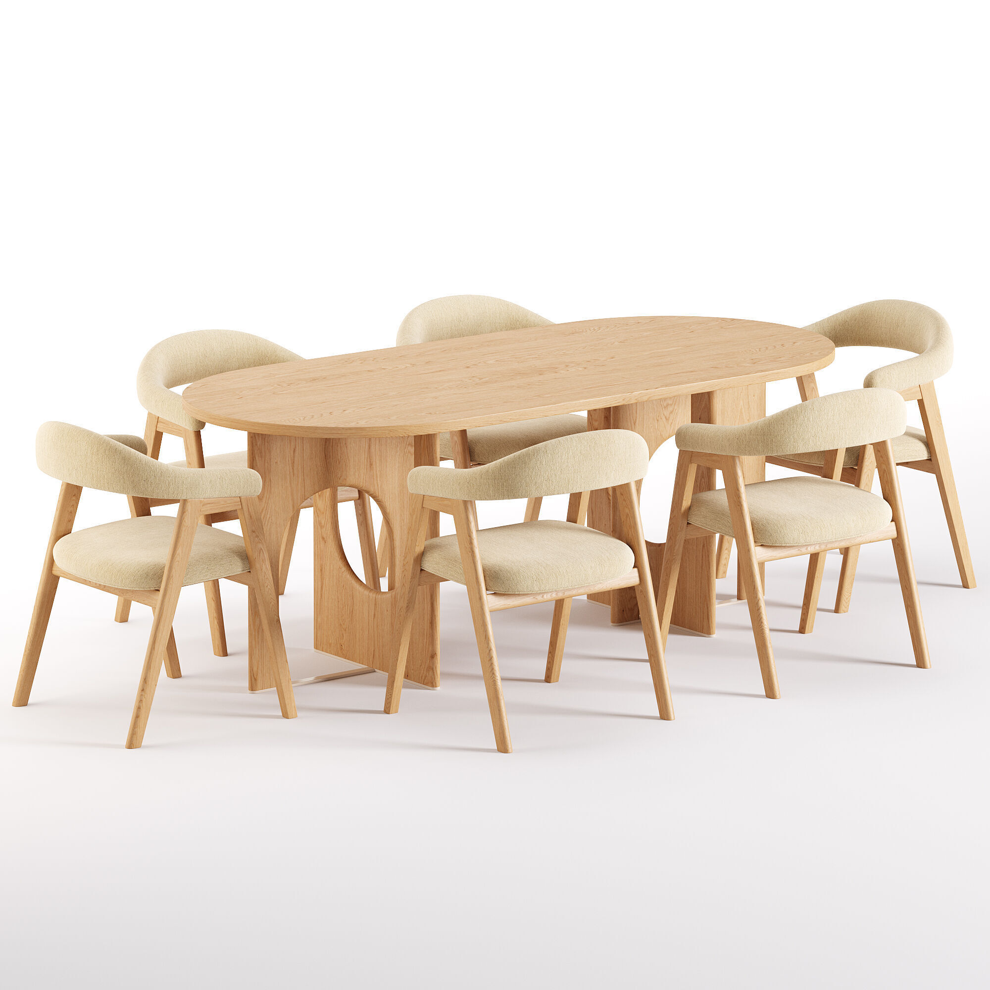 Nik Chair and Apollo Table 3D model_4