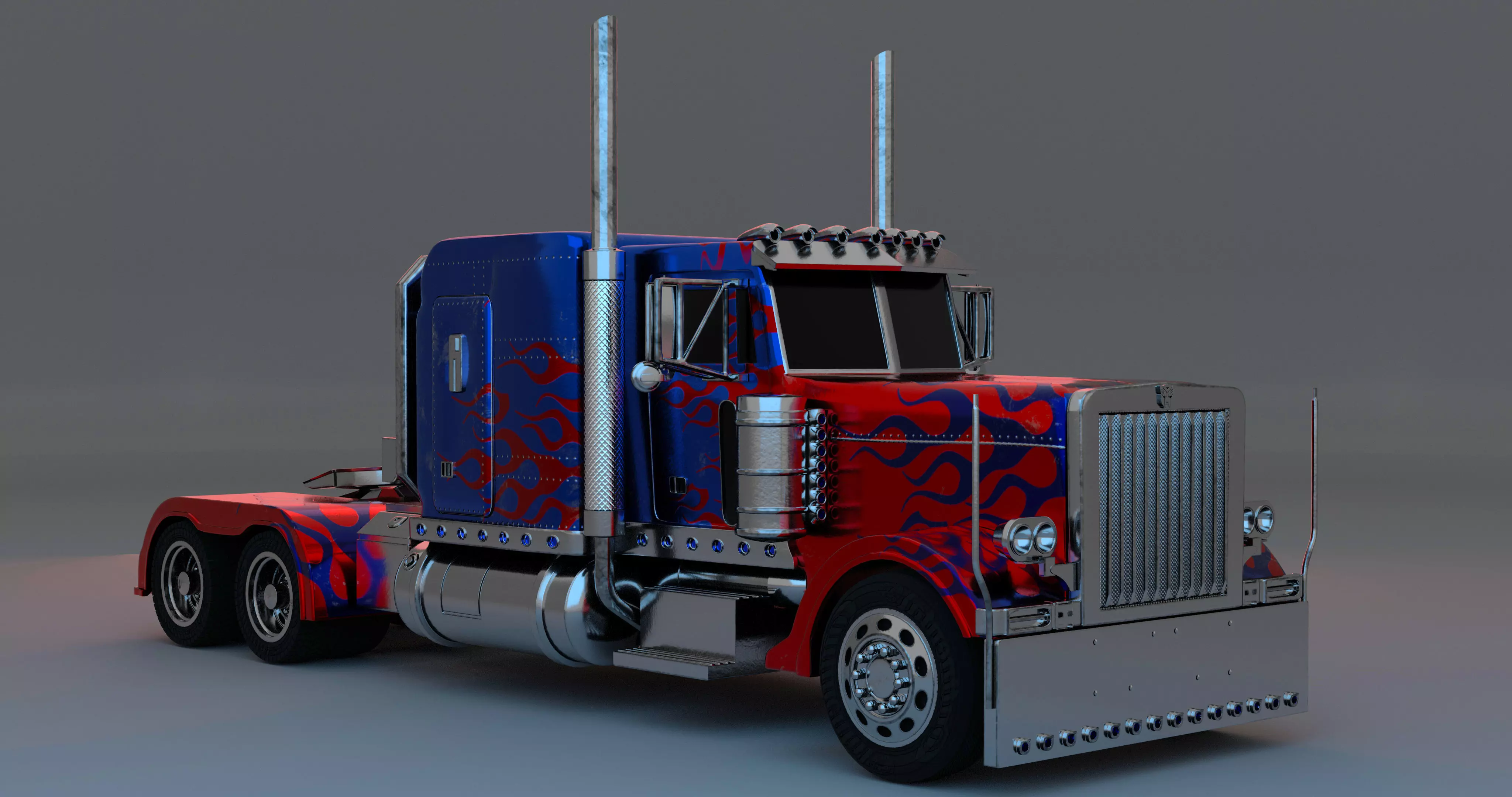 Optimus Prime Truck 3D model