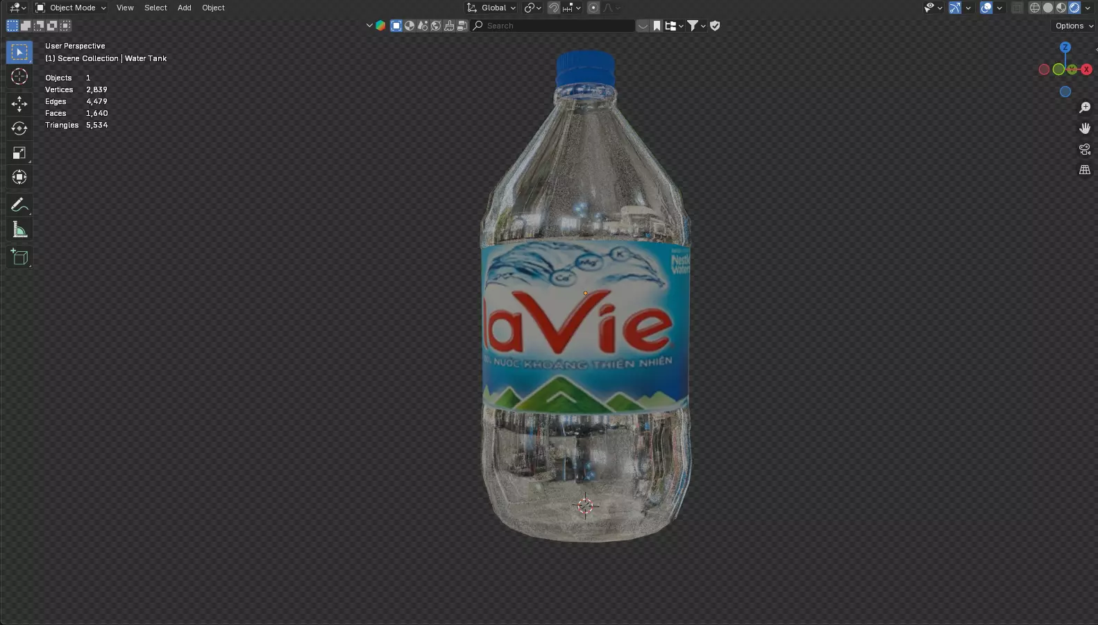 Lavie Water Tank Free 3D model
