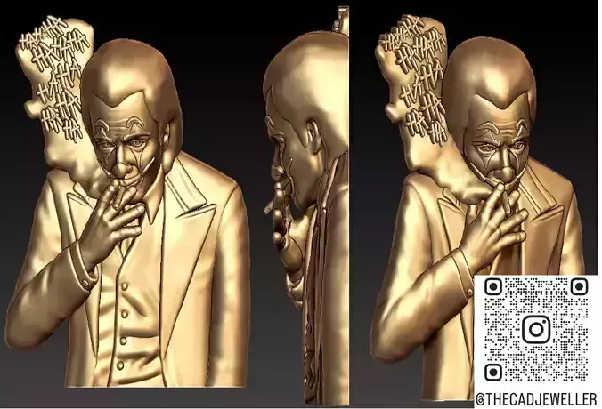 Joker Smoking Relief 3D Print
