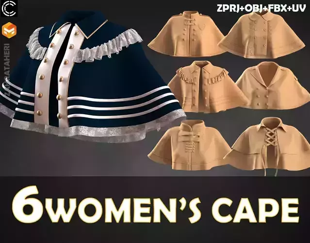 6 WOMEN CAPE
