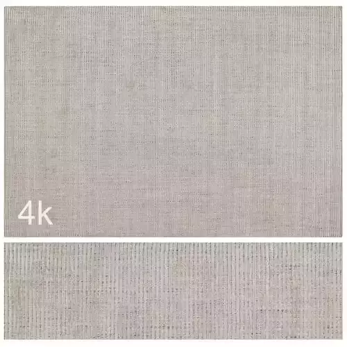 Carpet set 41 - Beige Wool Rug- 4K