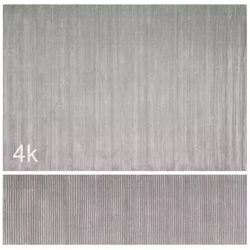 Carpet set 40 - Silver Wool Rug- 4K